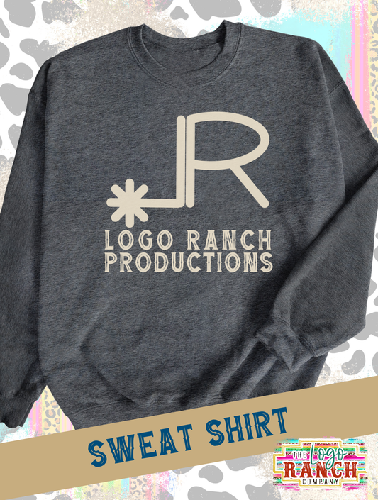 LRP Brand - Deep Heather Sweatshirt - Logo Ranch Productions