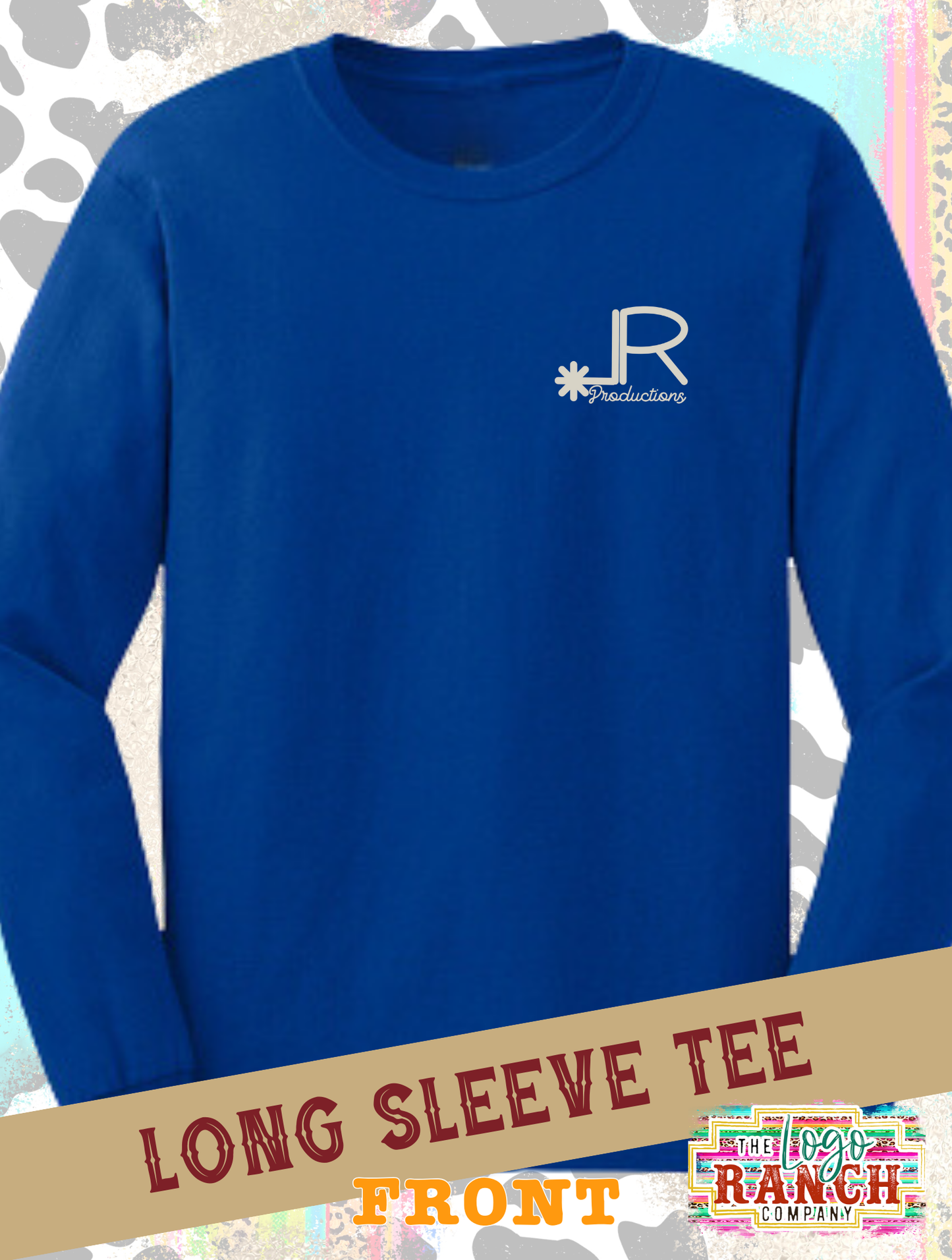 LRP Brand - Long Sleeve Royal T-Shirt - Logo Ranch Productions