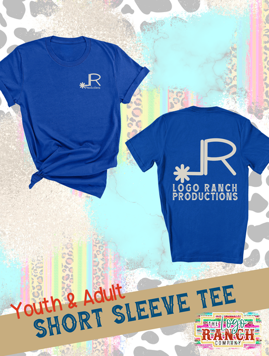 LRP Brand - Short Sleeve Royal T-Shirt - Logo Ranch Productions