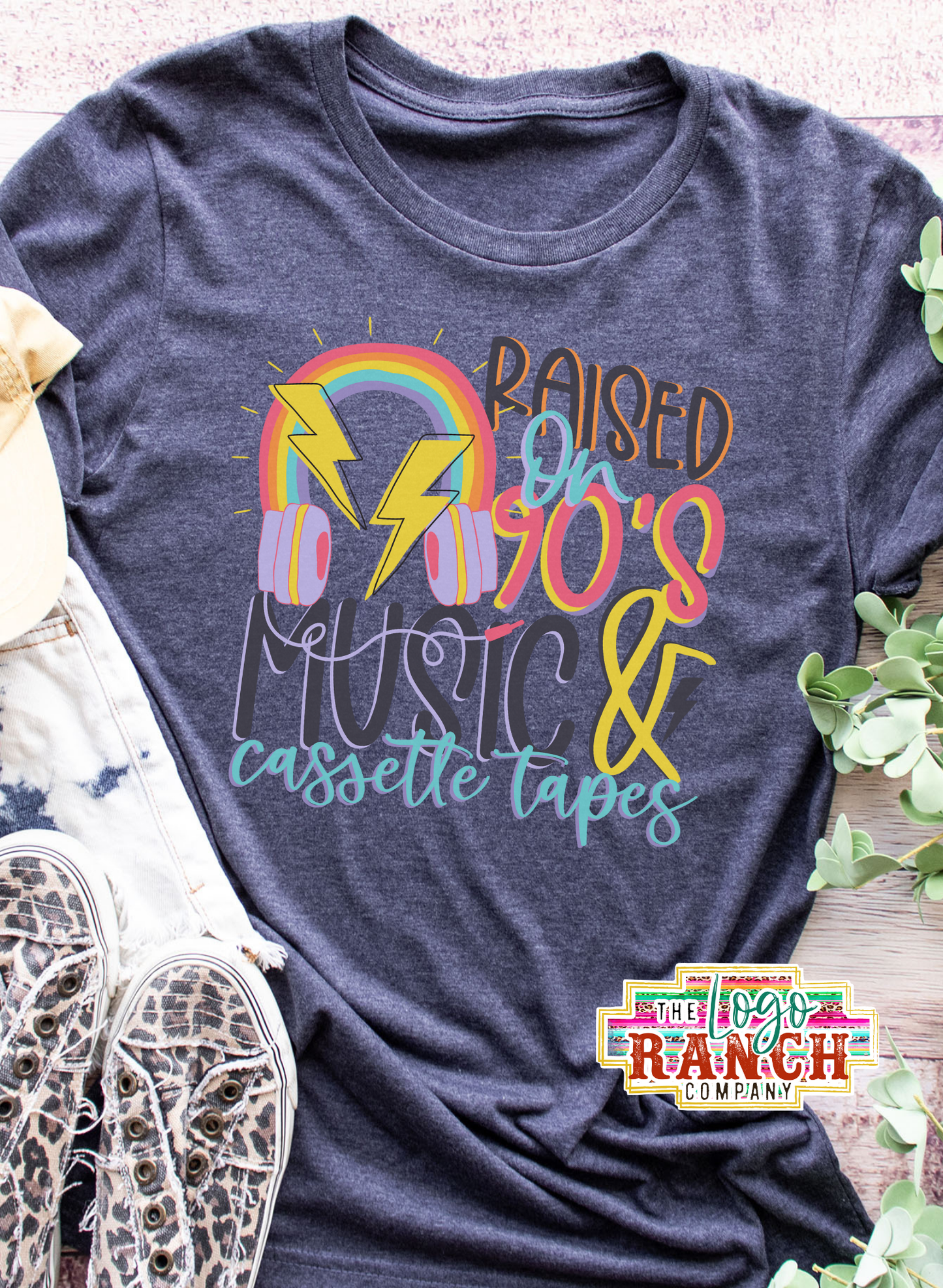 Raised on 90's Country And Cassette Tapes - Sarcastic Tee